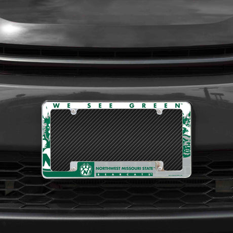 NCAA Northwest Missouri State Bearcats All Over Chrome Frame Fan Gear NCAA Northwest Missouri State Bearcats