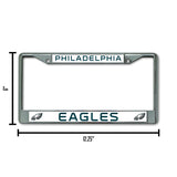 NFL Philadelphia Eagles Chrome License Plate Frame Fan Gear NFL Philadelphia Eagles