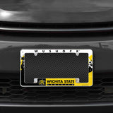 NCAA Wichita State Shockers All Over Chrome Frame Fan Gear NCAA Wichita State Shockers