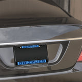 NBA Memphis Grizzlies Laser Cut Black Chrome License Plate Frame Fan Gear NBA Memphis Grizzlies