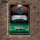 NCAA Coastal Carolina Chanticleers Large Metal Sign