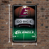 NCAA Eastern Kentucky Colonels Large Metal Sign Fan Gear NCAA Eastern Kentucky Colonels