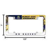 NCAA Murray State Racers All Over Chrome Frame Fan Gear NCAA Murray State Racers
