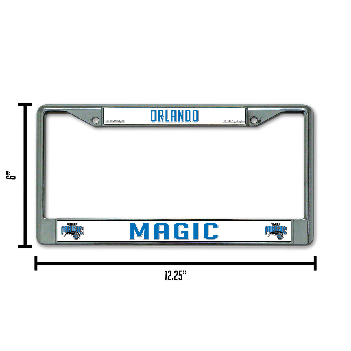 NBA Orlando Magic Chrome License Plate Frame Fan Gear NBA Orlando Magic