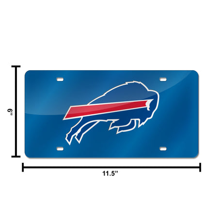 NFL Buffalo Bills Laser Cut License Plate Tag Fan Gear NFL Buffalo Bills