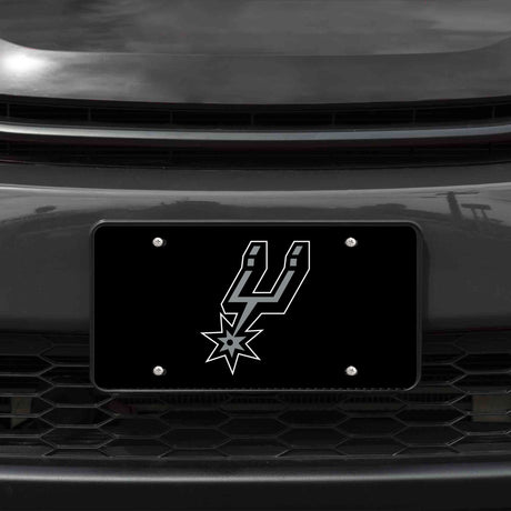 NBA San Antonio Spurs Laser Cut License Plate Tag Fan Gear NBA San Antonio Spurs