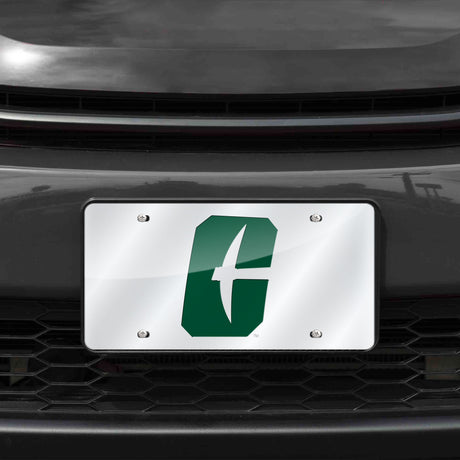 NCAA North Carolina-Charlotte 49ers Silver Laser Cut Automobile Tag Fan Gear NCAA North Carolina-Charlotte 49ers