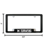 NCAA Maryland Terrapins All Over Chrome Frame Fan Gear NCAA Maryland Terrapins