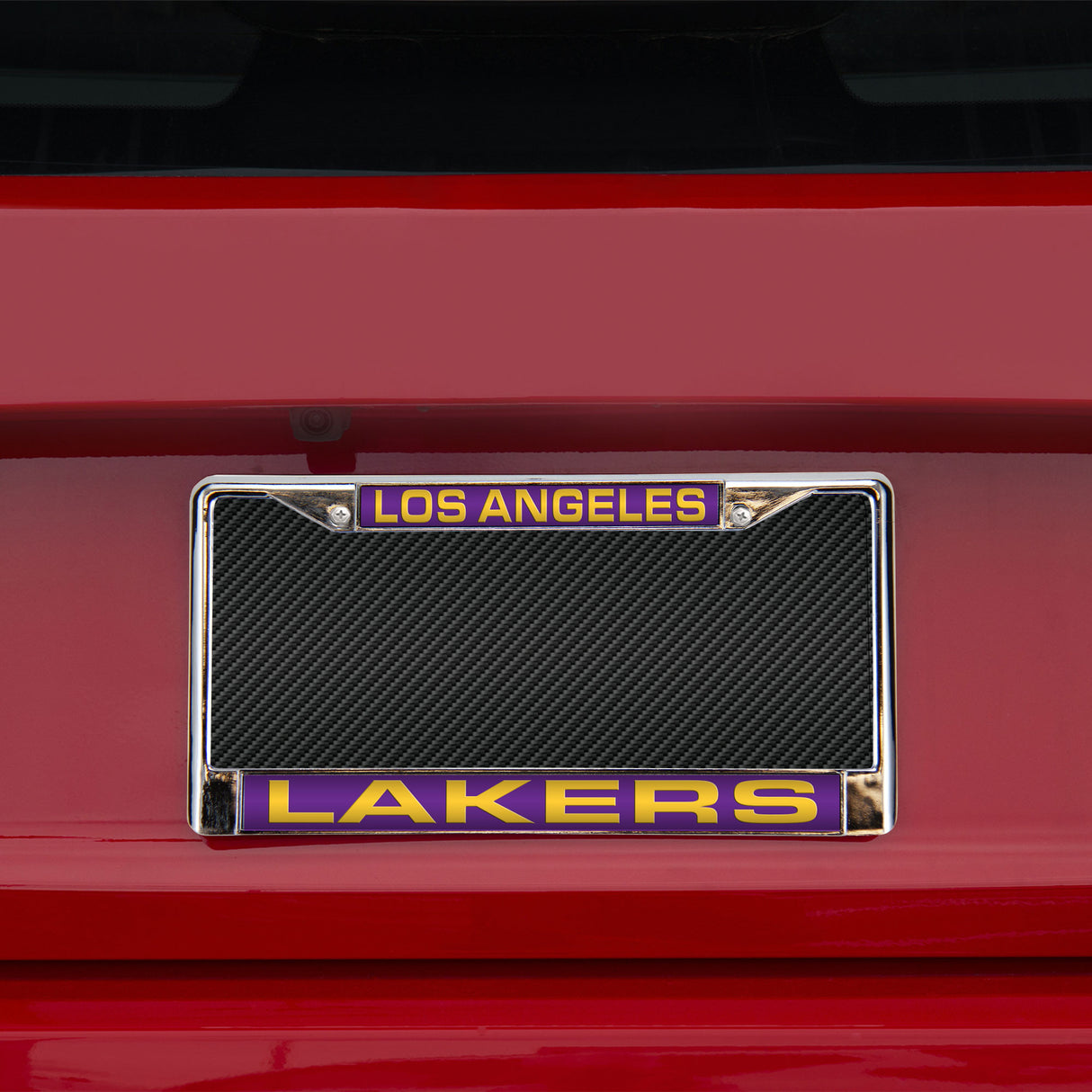 NBA Los Angeles Lakers Laser Cut Chrome License Plate Frame Fan Gear NBA Los Angeles Lakers