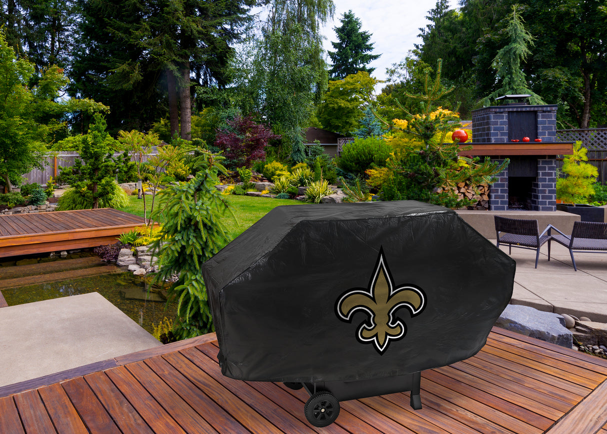 NFL New Orleans Saints Grill Cover Deluxe Vinyl Fan Gear NFL New Orleans Saints