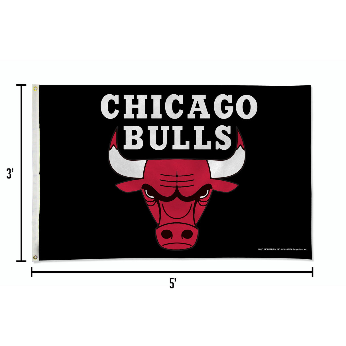 NBA Chicago Bulls 3x5 Banner Flag Fan Gear NBA Chicago Bulls