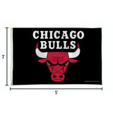 NBA Chicago Bulls 3x5 Banner Flag Fan Gear NBA Chicago Bulls