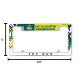 NCAA North Carolina-Wilmington Seahawks All Over Chrome Frame Fan Gear NCAA North Carolina-Wilmington Seahawks