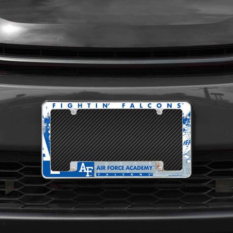NCAA Air Force Academy Falcons - AF All Over Chrome Frame Fan Gear NCAA Air Force Academy Falcons