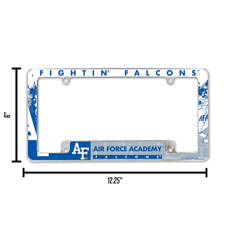 NCAA Air Force Academy Falcons - AF All Over Chrome Frame Fan Gear NCAA Air Force Academy Falcons
