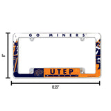 NCAA Texas-El Paso Miners - UTEP All Over Chrome Frame Fan Gear NCAA Texas-El Paso Miners