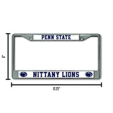 NCAA Penn State Nittany Lions - PSU Chrome License Plate Frame Fan Gear NCAA Penn State Nittany Lions