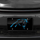 NFL Carolina Panthers Laser Cut License Plate Tag Fan Gear NFL Carolina Panthers