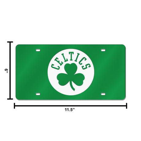 NBA Boston Celtics Laser Cut Automobile Tag Fan Gear NBA Boston Celtics