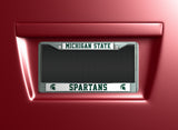NCAA Michigan State Spartans Chrome License Plate Frame Fan Gear NCAA Michigan State Spartans