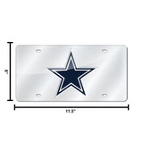 NCAA West Virginia Mountaineers Silver Laser Cut Automobile Tag Fan Gear NCAA West Virginia Mountaineers