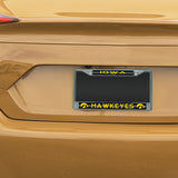 NCAA Iowa Hawkeyes Chrome Glitter License Plate Frame Fan Gear NCAA Iowa Hawkeyes