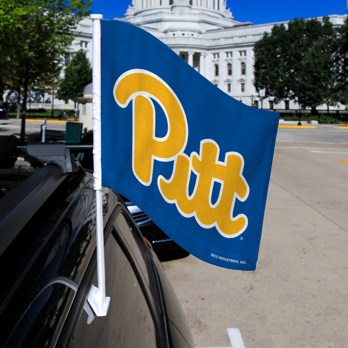 NCAA Pitt Panthers Car Flag Fan Gear NCAA Pitt Panthers