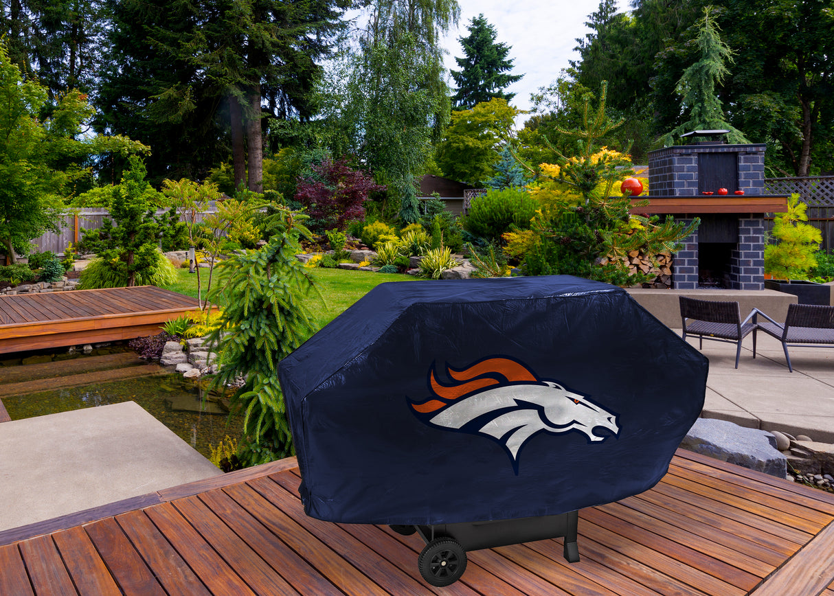 NFL Denver Broncos Grill Cover Deluxe Vinyl Fan Gear NFL Denver Broncos