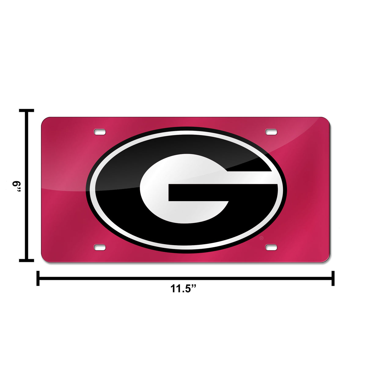 NCAA Georgia Bulldogs Laser Cut Automobile Tag Fan Gear NCAA Georgia Bulldogs