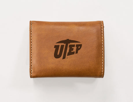 NCAA Texas-El Paso Miners - UTEP Laser Engraved Tri-Fold Wallet Fan Gear NCAA Texas-El Paso Miners