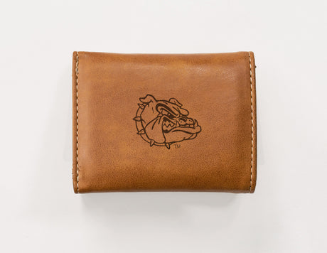 NCAA Gonzaga Bulldogs - Zags Laser Engraved Tri-Fold Wallet Fan Gear NCAA Gonzaga Bulldogs