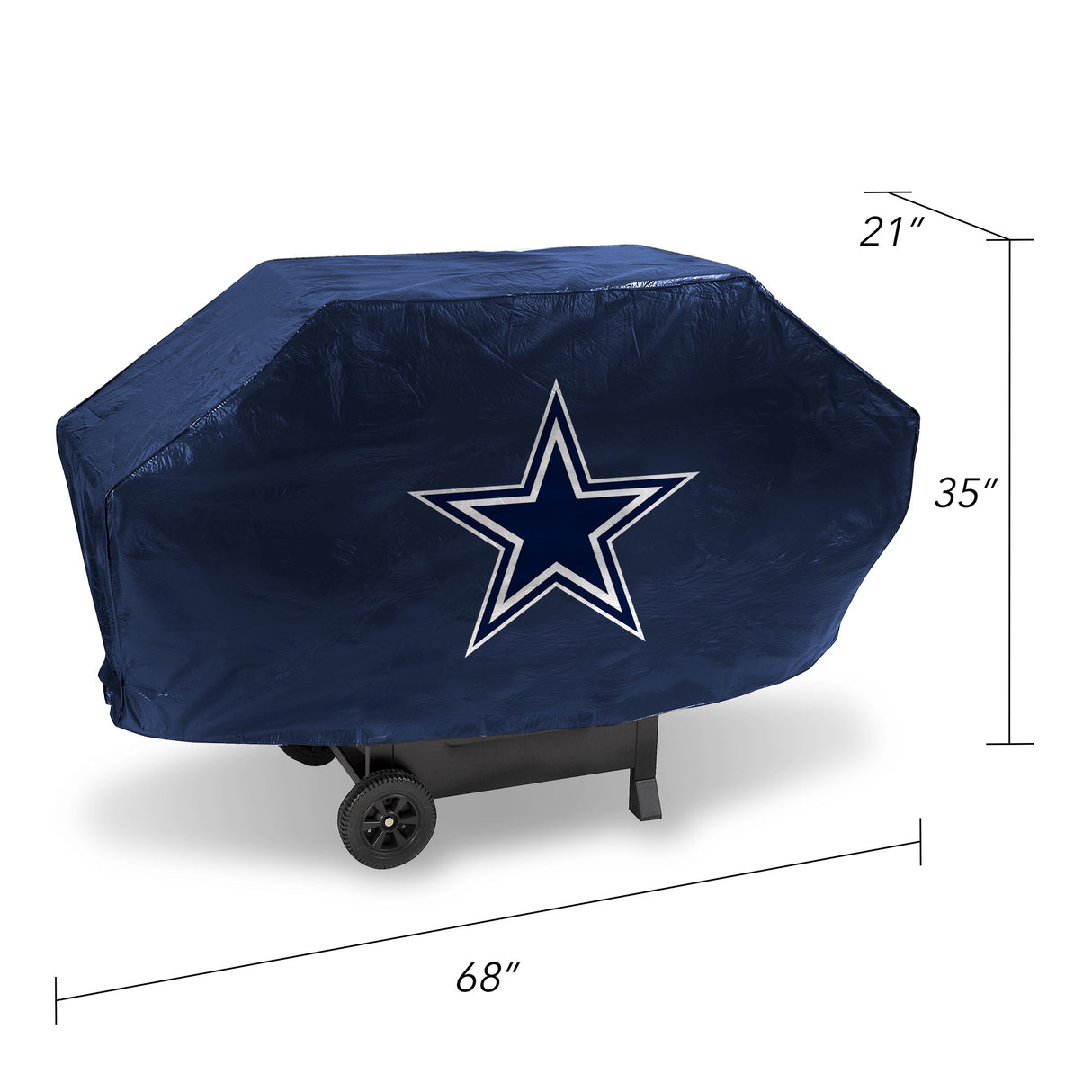 NFL Dallas Cowboys Grill Cover Deluxe Vinyl Fan Gear NFL Dallas Cowboys