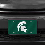 NCAA Michigan State Spartans Laser Cut Automobile Tag Fan Gear NCAA Michigan State Spartans