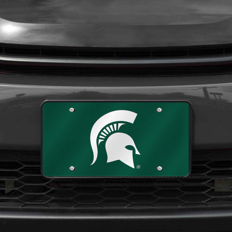 NCAA Michigan State Spartans Laser Cut Automobile Tag Fan Gear NCAA Michigan State Spartans