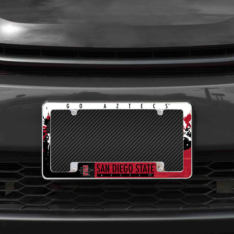NCAA San Diego State Aztecs - SDSU All Over Chrome Frame Fan Gear NCAA San Diego State Aztecs