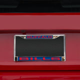 NFL Buffalo Bills Laser Cut Chrome License Plate Frame Fan Gear NFL Buffalo Bills