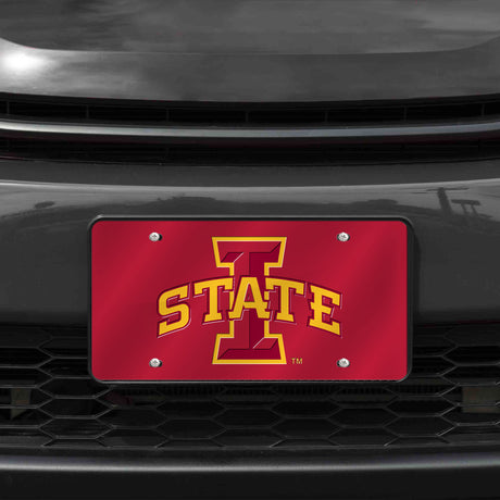 NCAA Iowa State Cyclones Laser Cut Automobile Tag Fan Gear NCAA Iowa State Cyclones