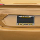 NBA Golden State Warriors Chrome Glitter License Plate Frame Fan Gear NBA Golden State Warriors