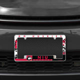 NCAA Northern Illinois Huskies All Over Chrome Frame Fan Gear NCAA Northern Illinois Huskies