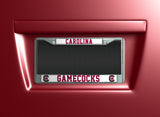 NCAA South Carolina Gamecocks License Frame Chrome Fan Gear NCAA South Carolina Gamecocks