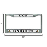 NCAA Central Florida Knights - UCF License Frame Chrome Fan Gear NCAA Central Florida Knights