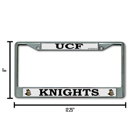 NCAA Central Florida Knights - UCF License Frame Chrome Fan Gear NCAA Central Florida Knights