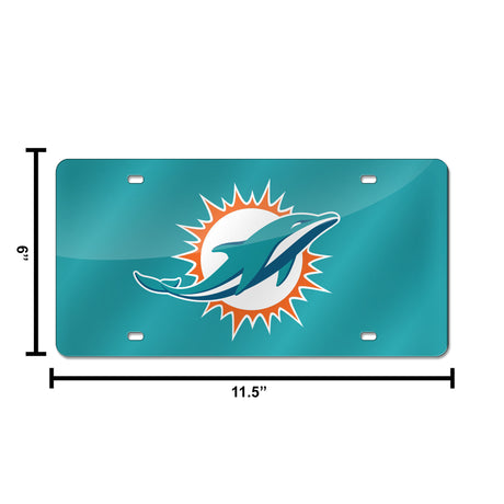 NFL Miami Dolphins Laser Cut Tag Color Packaged Fan Gear NFL Miami Dolphins
