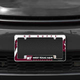 NCAA West Texas A&m Buffalos All Over Chrome Frame Fan Gear NCAA West Texas A&m Buffalos