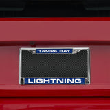 NHL Tampa Bay Lightning Chrome Laser License Frame Fan Gear NHL Tampa Bay Lightning