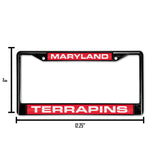 NCAA Maryland Terrapins Laser License Frame Fan Gear NCAA Maryland Terrapins