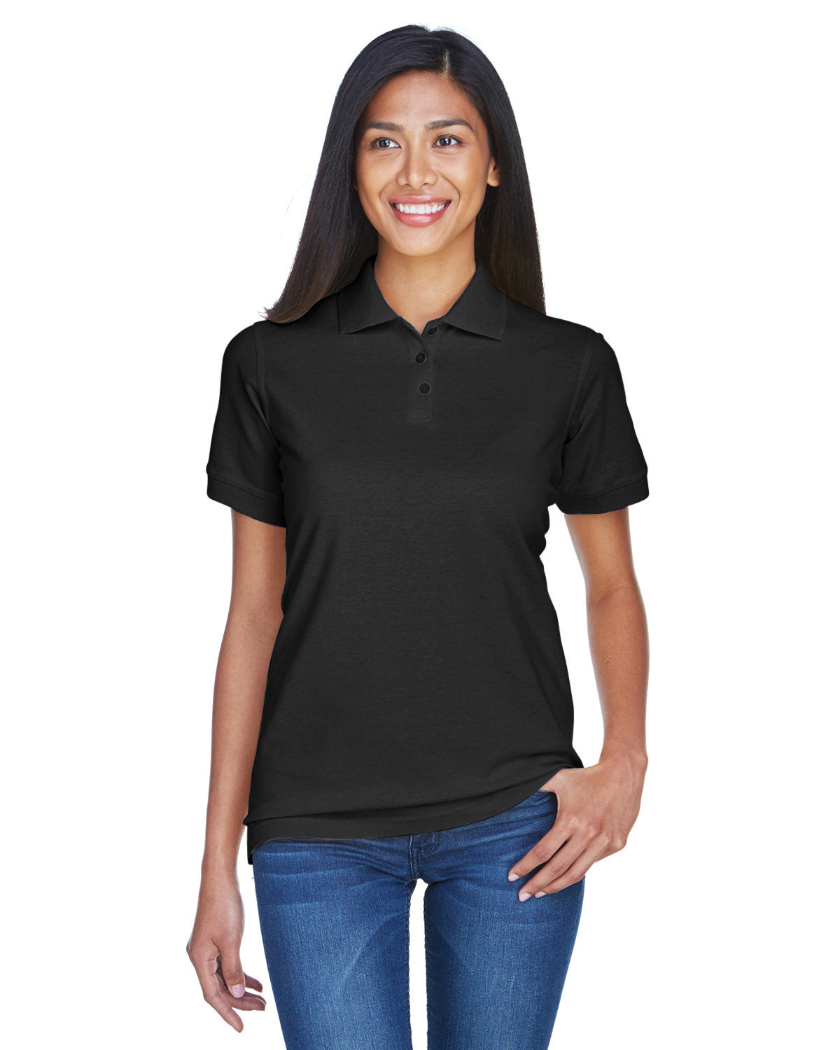 UltraClub Ladies' Classic Piqué Polo Womens Apparel Shirts & Tops