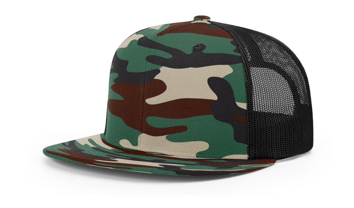 Richardson Acrylic-Wool Blend Flatbill Trucker Hat Richardson