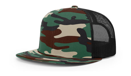 Richardson Acrylic-Wool Blend Flatbill Trucker Hat Richardson