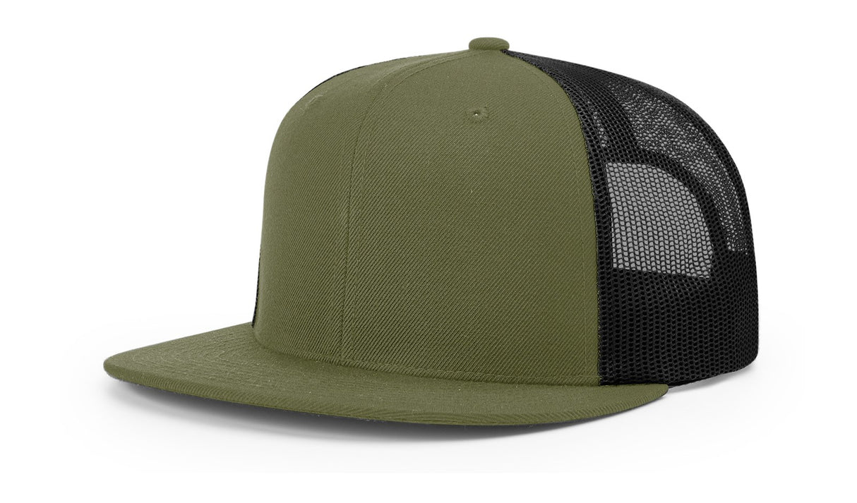 Richardson Acrylic-Wool Blend Flatbill Trucker Hat Richardson